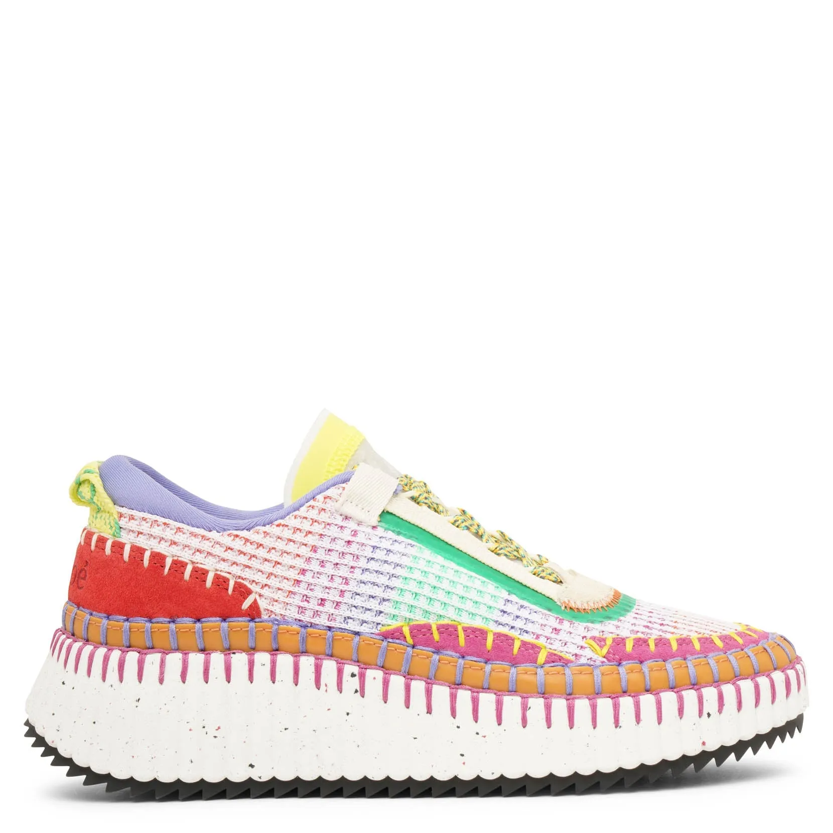 Nama red mesh sneakers