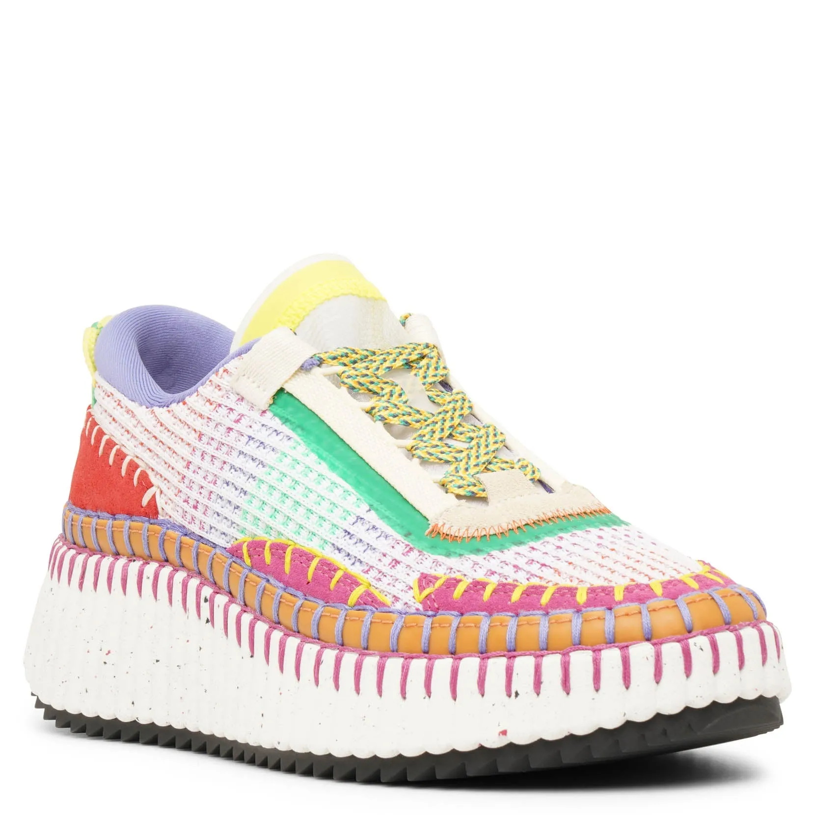 Nama red mesh sneakers