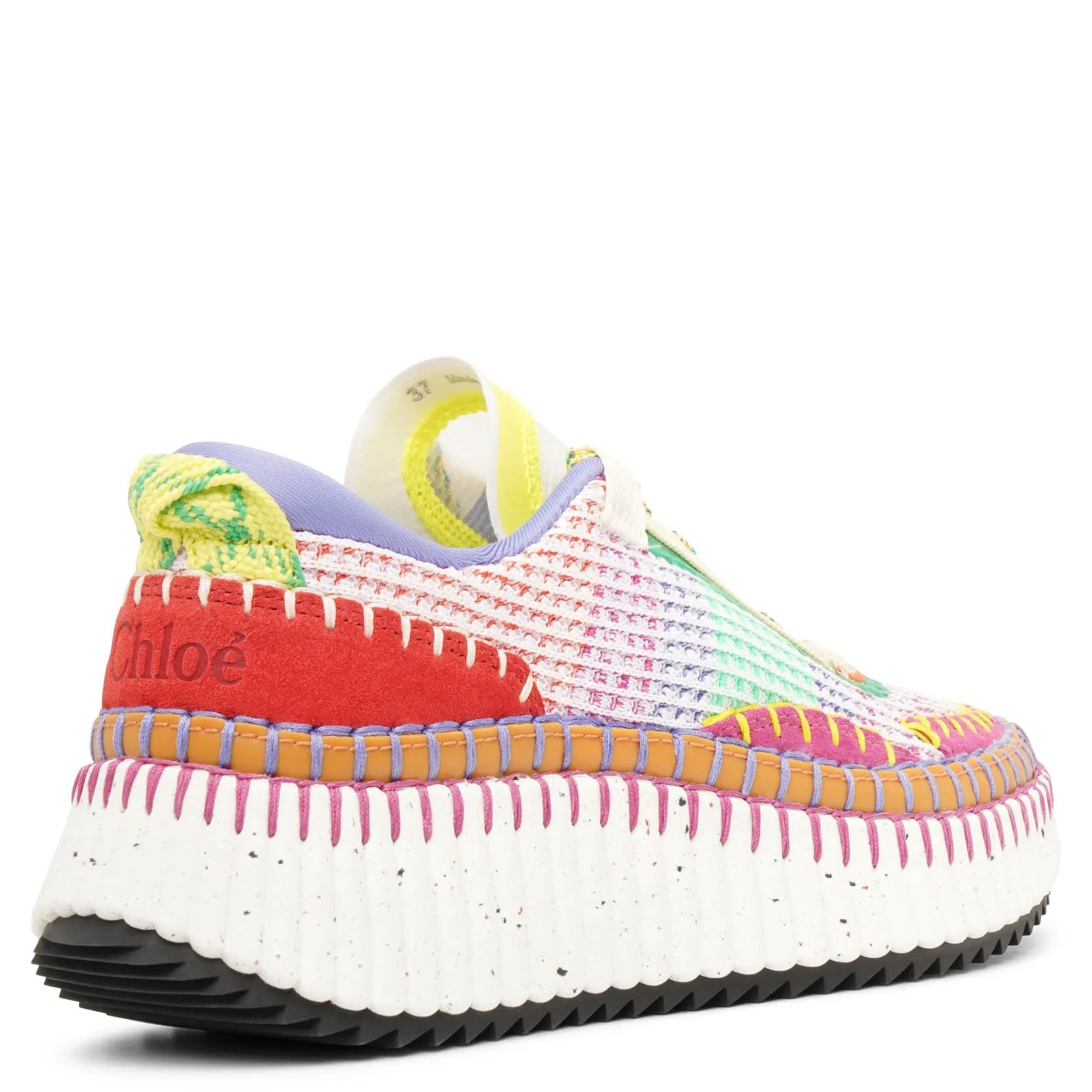 Nama red mesh sneakers