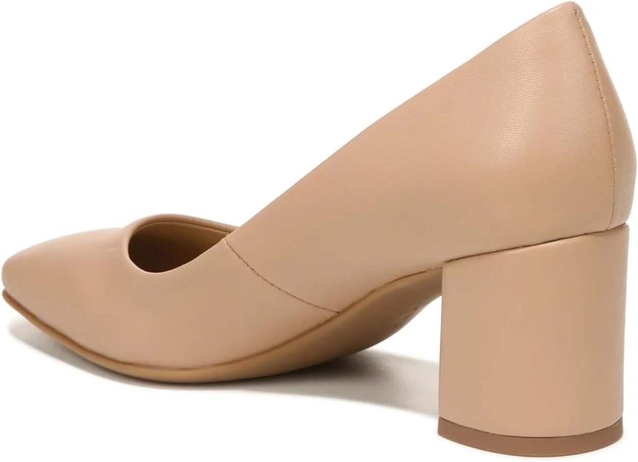 Naturalizer Women's Warner Square Toe Block Heel Pump