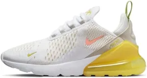 Nike Women's Air Max 270 'White Yellow Strike' DV2184-100 Size 5 US Women's Running Shoes