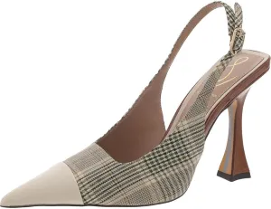 Odette Oat Pumps Multi/Alpine Rave testimonials Slingback Ivory Stiletto Edelman Cost-efficient Pointed Toe Sam