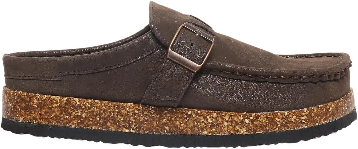 OUTWOODS Women Clogs Mules for Women Cork Footbed Sandals Shoes with Arch Support