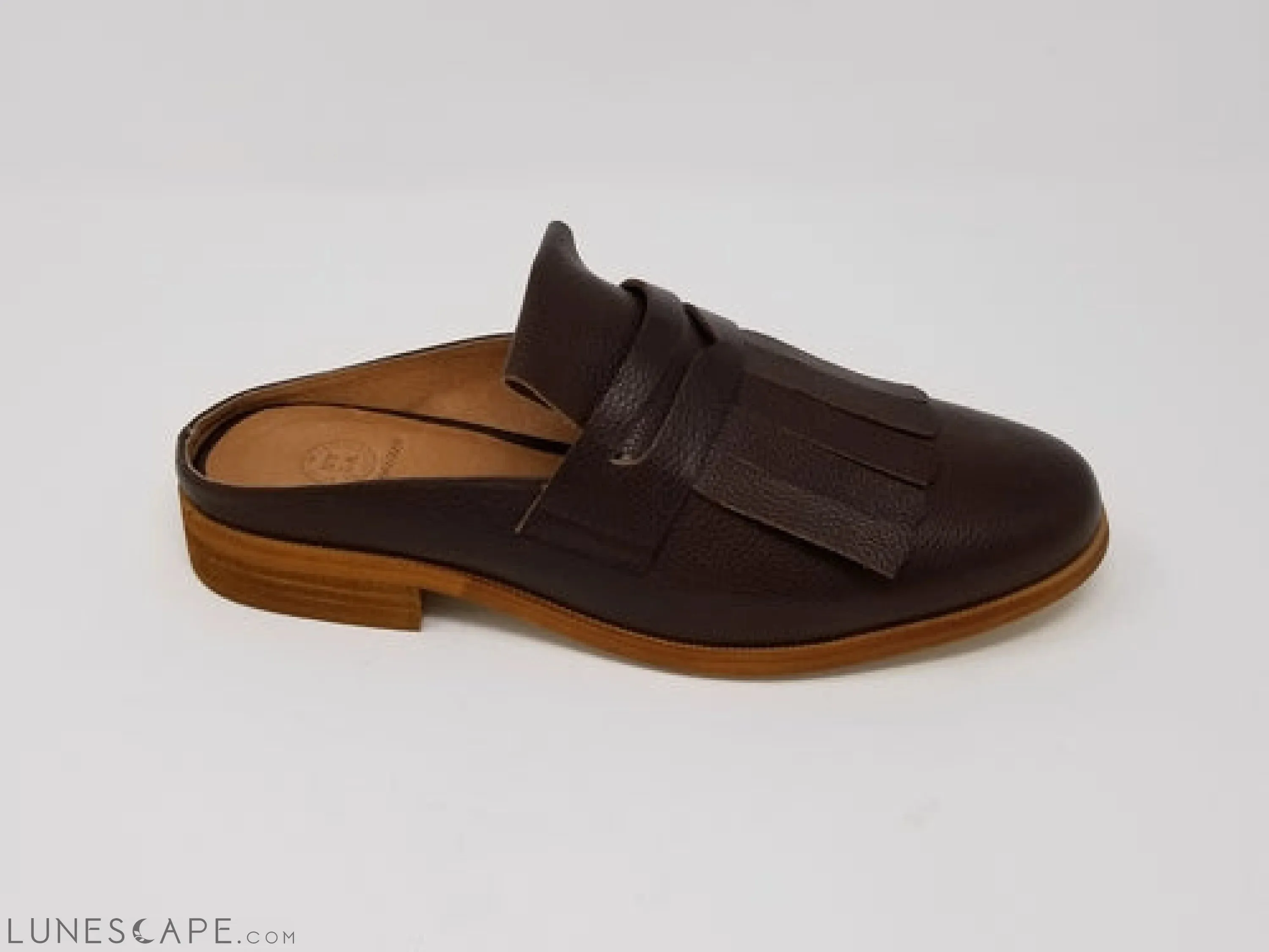 Palisades Fringed Flat Mule Clogs