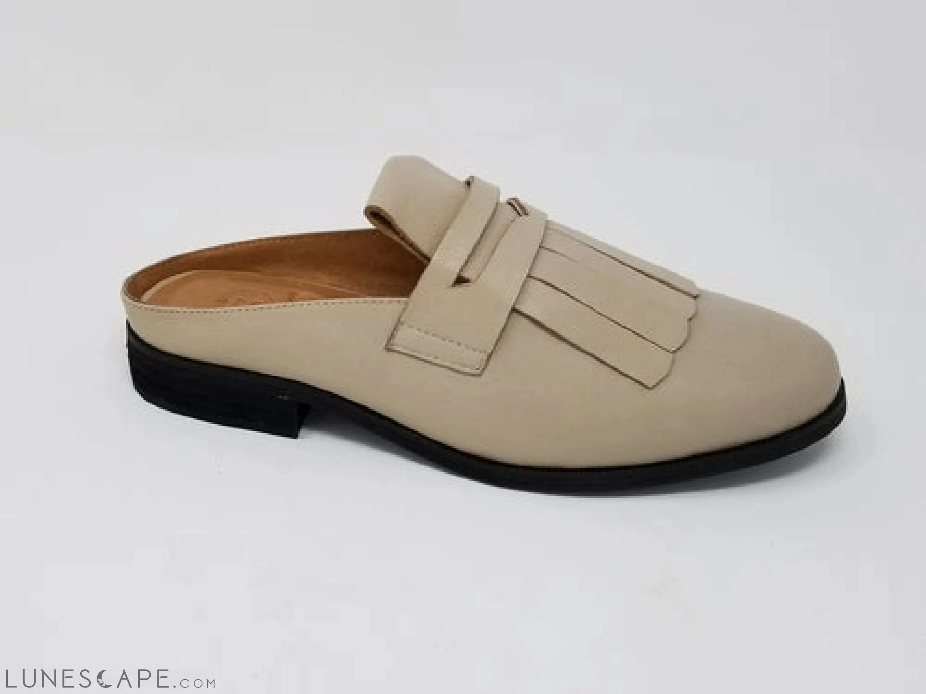 Palisades Fringed Flat Mule Clogs