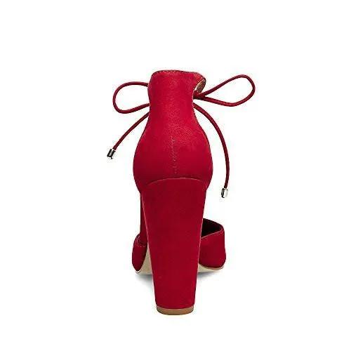 Pamperd Red Nubuck Pump