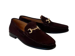 Pelle Line 6444- Buckle loafer -Brown Suede