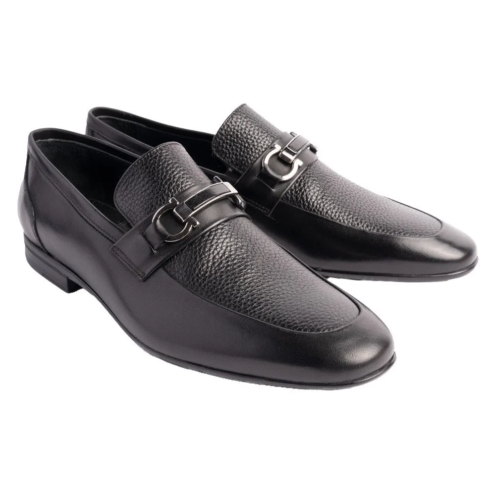 Pelle Line Barferr- Buckle loafer -Black