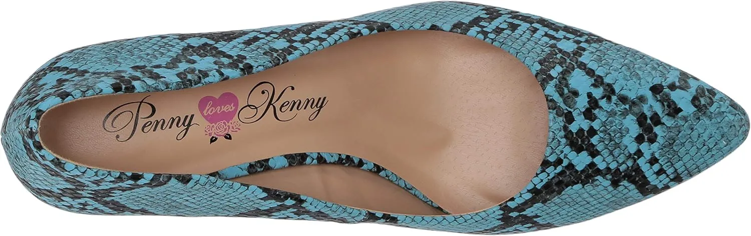 Penny Loves Kenny Women's Snake Print Pump
