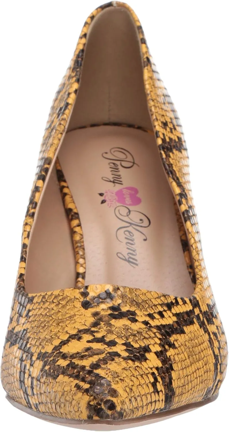 Penny Loves Kenny Women's Snake Print Pump