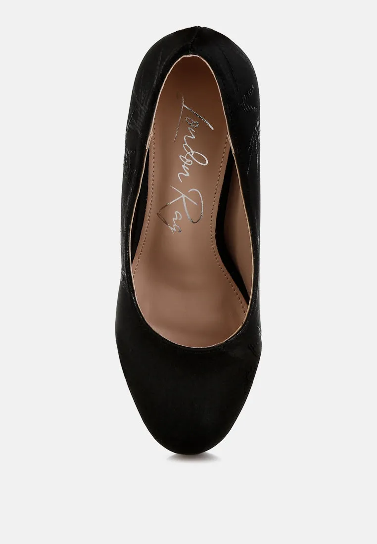 Platform Block Heel Pumps By RUW