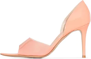 Pointed Peep Toe Clear Stilletos Heels Shoes Fashion Dress Slip On Pumps Shoes Sexy Party Wedding High Heel Comfortable Daily Dating Sandals