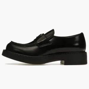 Prada 35mm Loafer Black Brushed Leather