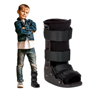 ProtechTor Mini Moonboot Pediatric Walker |Kids Cam Walker | Youth Walking Boot for Broken Foot | Medical Foot Brace | Kid's Stress Metatarsal Bone Fracture| Kids Broken Toe or Foot (Large)