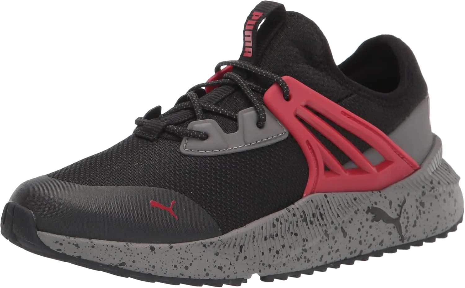 PUMA Pacer Future Trek AC PS Boys ToddlerYouth Sneaker M US Little Kid BlackRedGrey