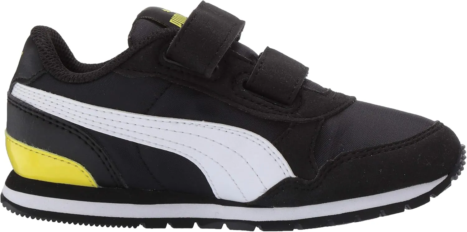 PUMA Unisex-Child St Runner Hook and Loop Sneaker