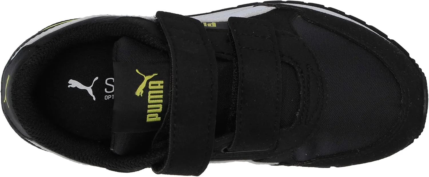 PUMA Unisex-Child St Runner Hook and Loop Sneaker