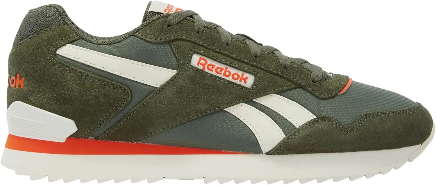 Reebok Unisex Glide Ripple Clip Trainers, Breakaway Green Chalk Pump Orange, 9