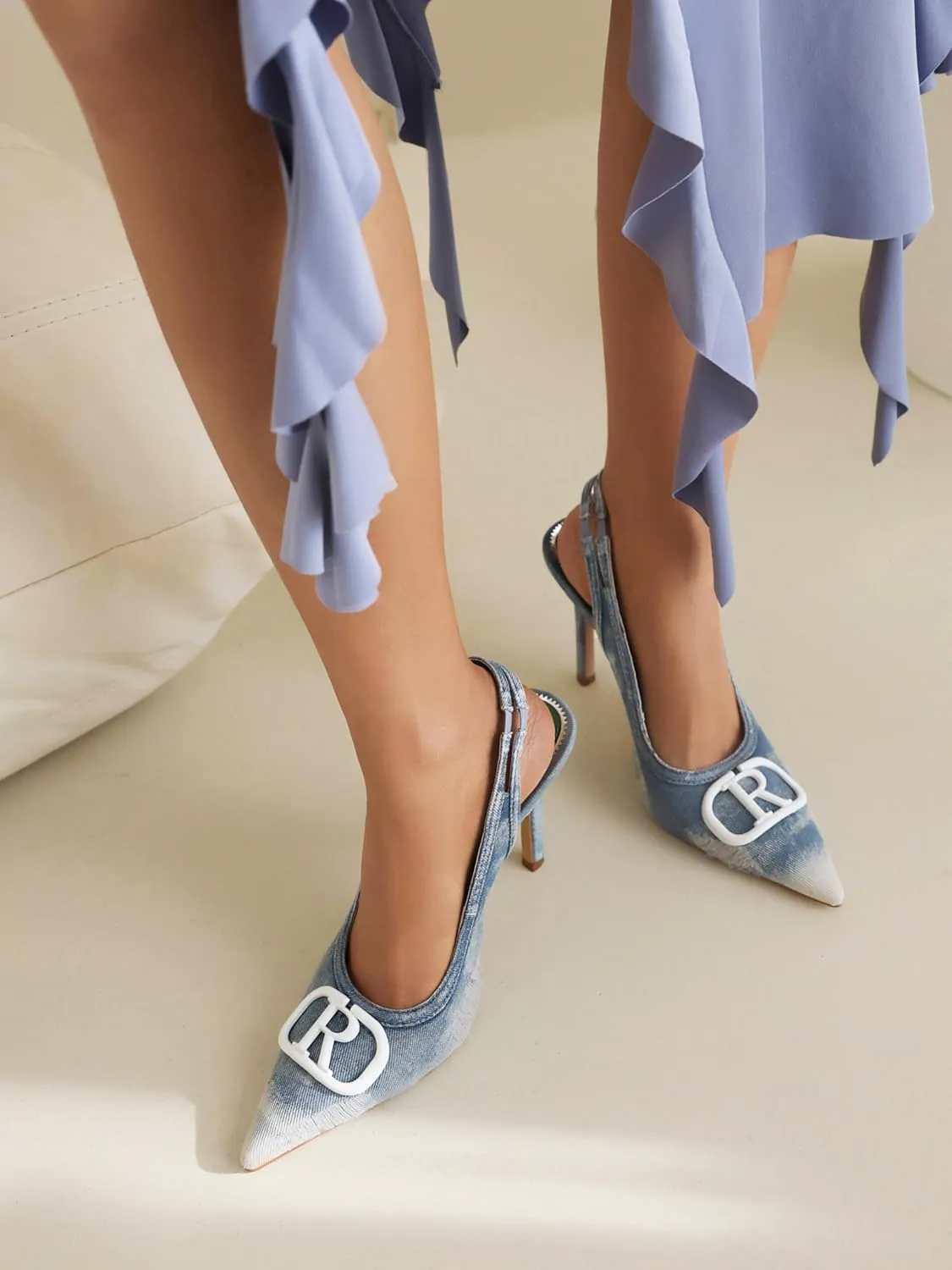 Reitoye Women's Stiletto High Heel Pumps Sexy Pointed Toe Dress Pump Heels