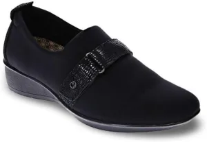 Revere Genoa Women's Stretch Loafer - Elegant Adjustable Leather with Super Soft Stretch Upper and Contoured Removable Footbeds