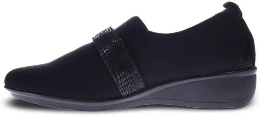 Revere Genoa Women's Stretch Loafer - Elegant Adjustable Leather with Super Soft Stretch Upper and Contoured Removable Footbeds