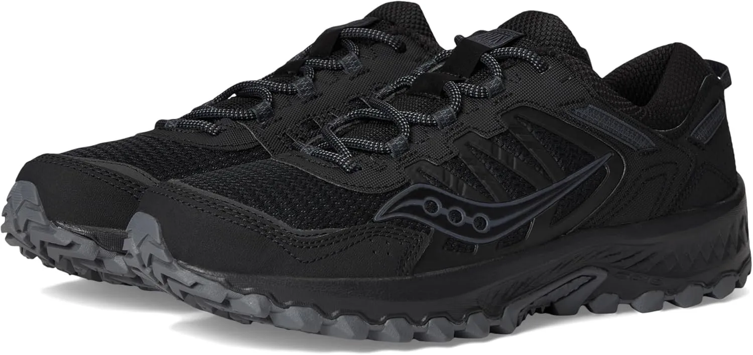 Saucony Unisex Grid Peak Sneaker, Black, 8 US Men