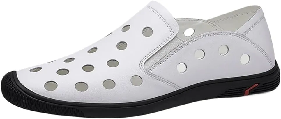 Simple Breathable Loafer Shoes Mens Loafers Shoe Flexible Flat Heel Slip Resistant Outdoor Casual Slip-on