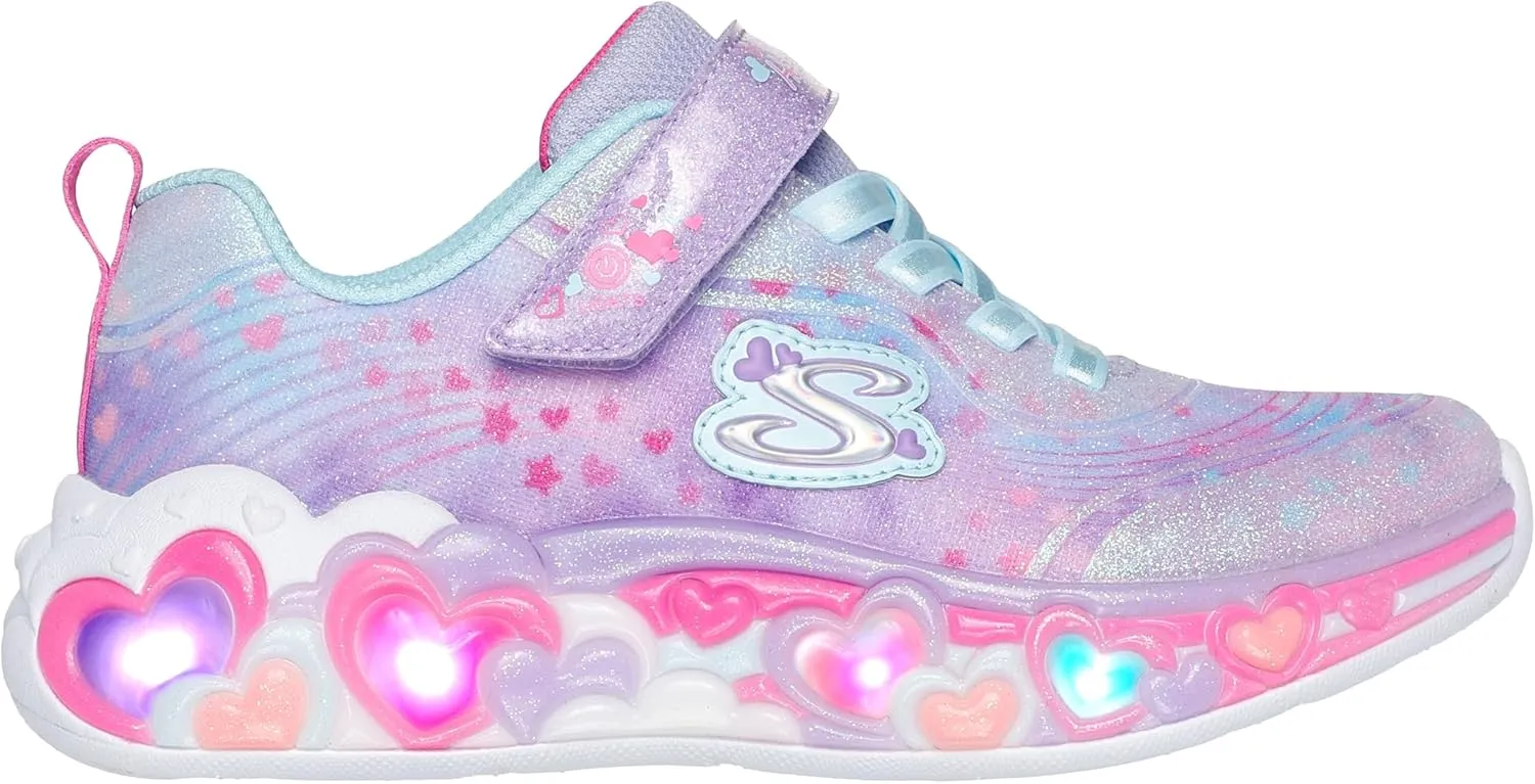 Skechers Girl's Eternal Heart Lights Sneaker