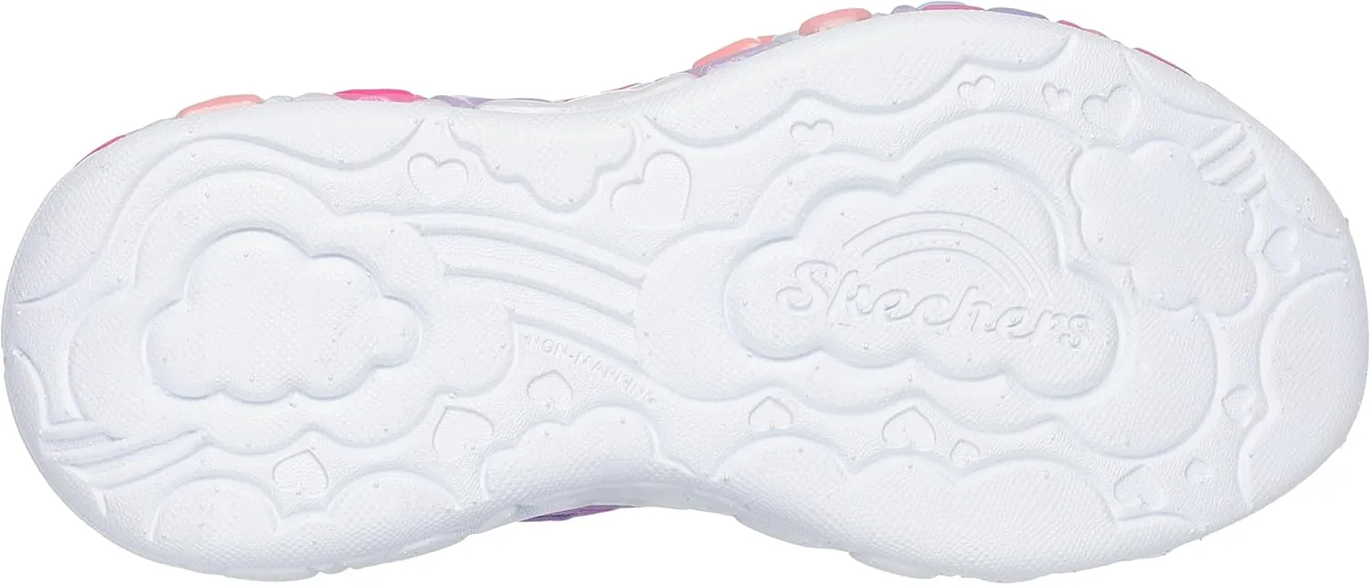 Skechers Girl's Eternal Heart Lights Sneaker