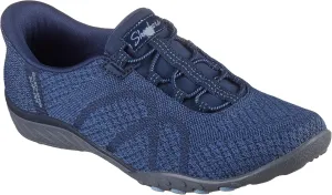 Skechers Modern Comfort Women's Women's Breathe Easy-Knitty Waves Hands Free Slip-Ins Sneaker, Navy, 11