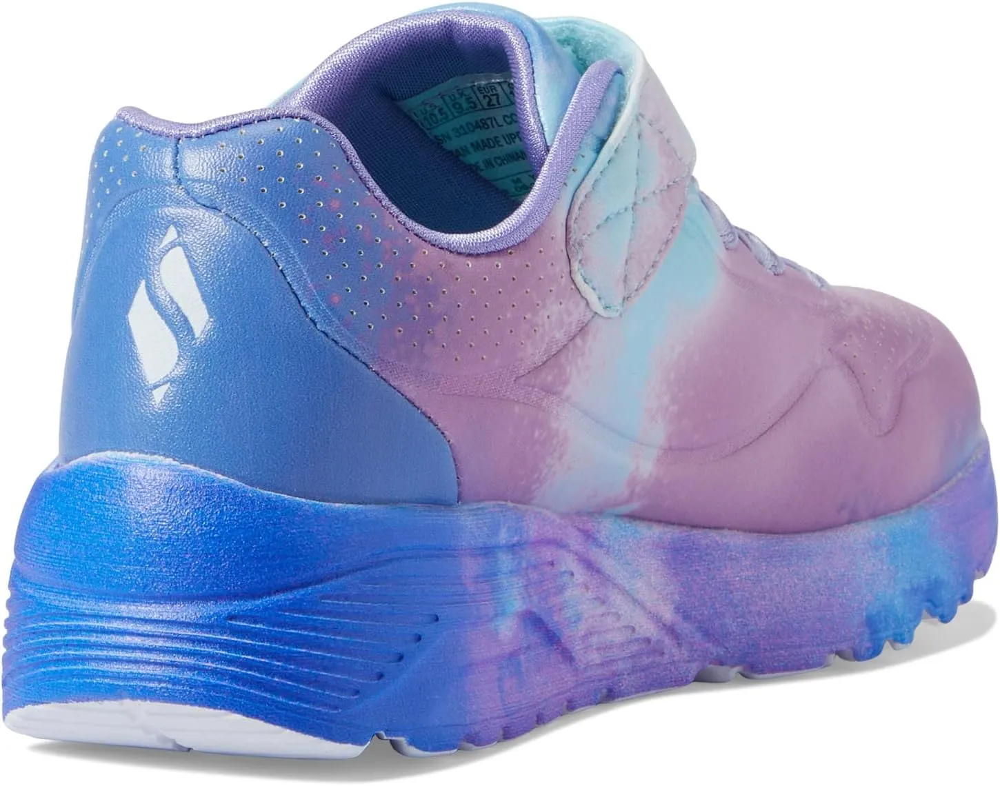 Skechers Unisex-Child Street Uno Lite-Splatter Glows Sneaker