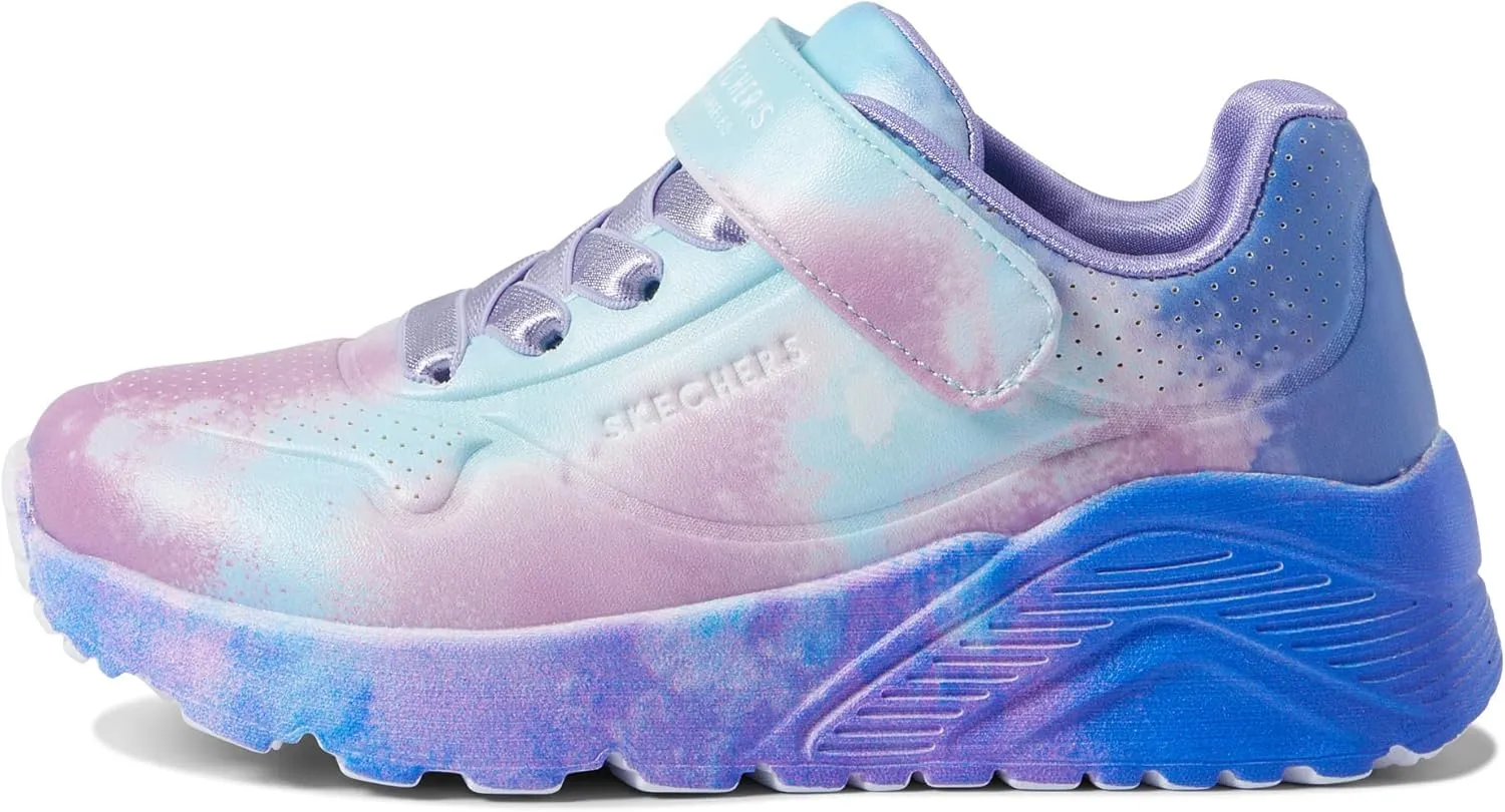 Skechers Unisex-Child Street Uno Lite-Splatter Glows Sneaker