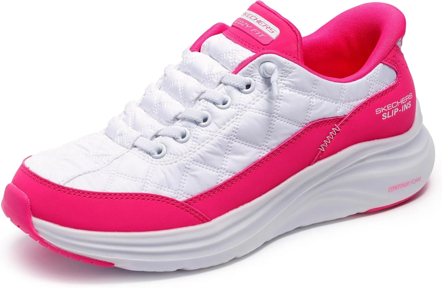 Skechers Women's Contour Foam Cozy Fit Hands Free Slip-ins Sneaker