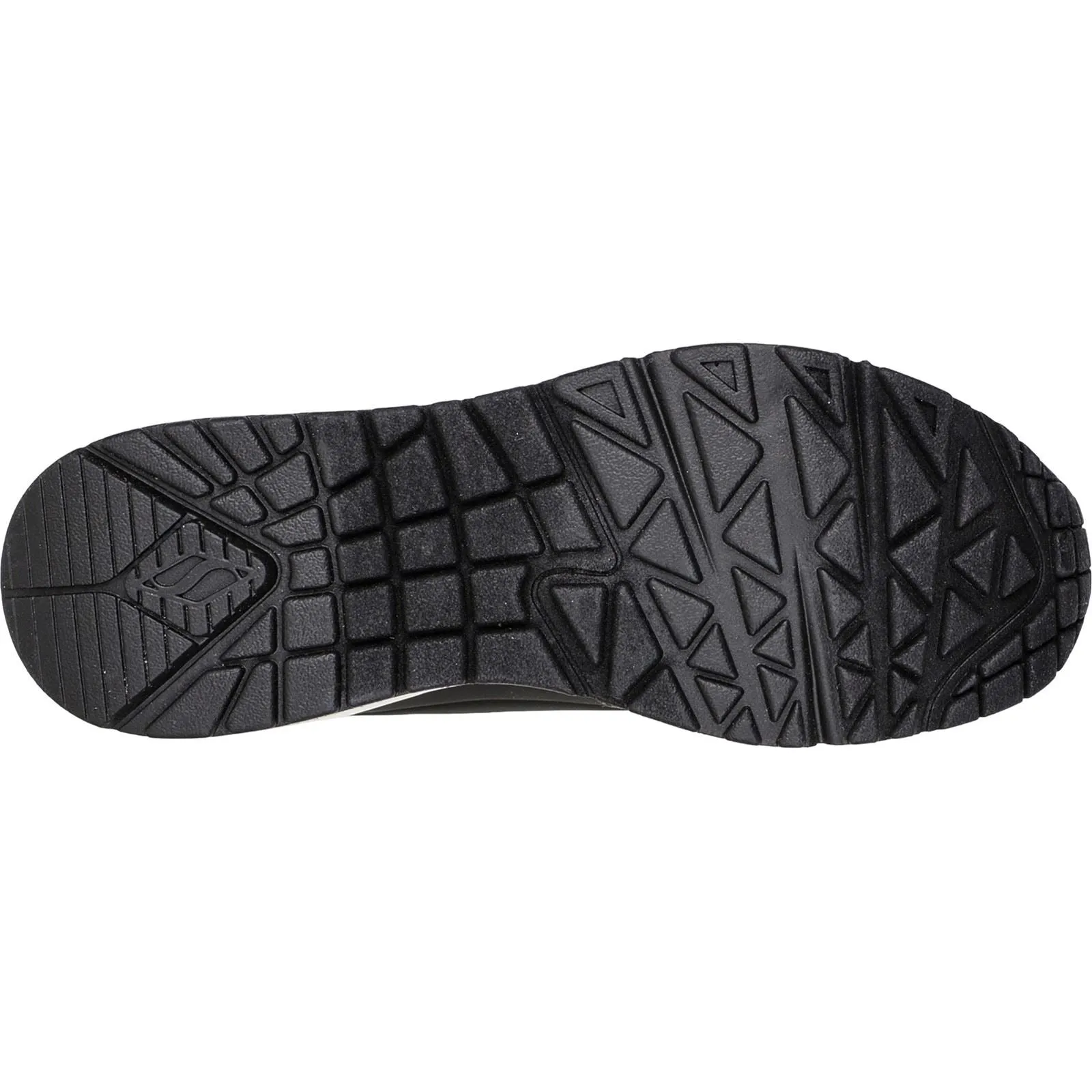 Skechers Women's Uno - Shimmer Away Trainer in Black