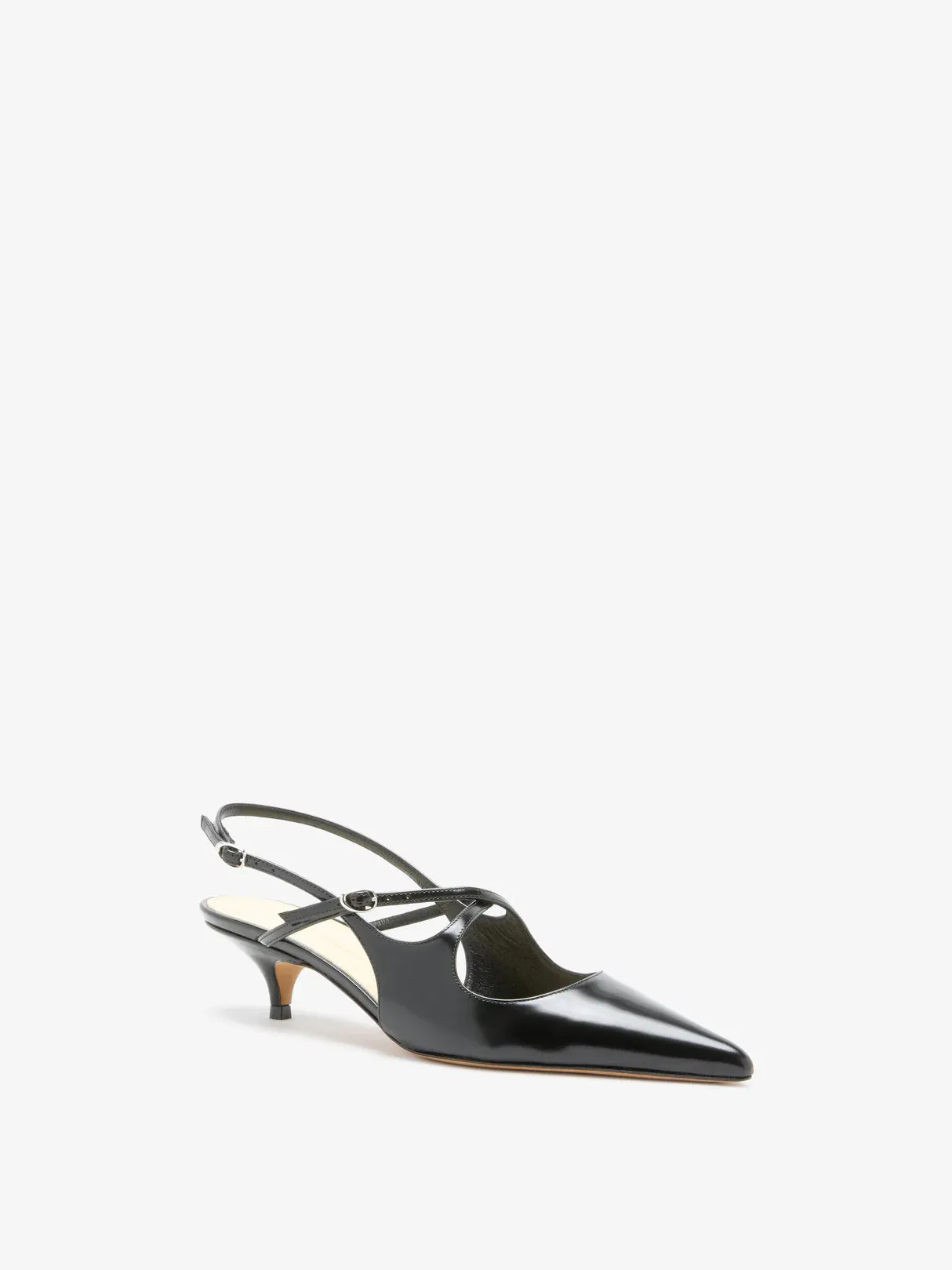 Slash Crossover Slingback Pump