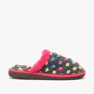 Sleepers DONNA Womens Mule Slippers Fuschia