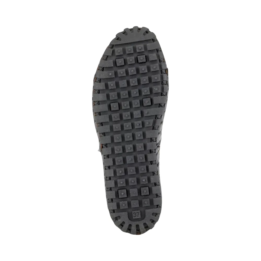 Spring Step Women's Flowerflow Slip On Flat (Charcoal)