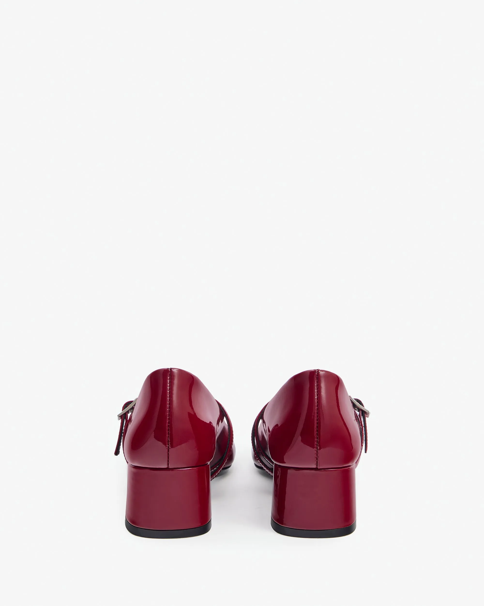Stem Pump in Bordeaux Patent Leather