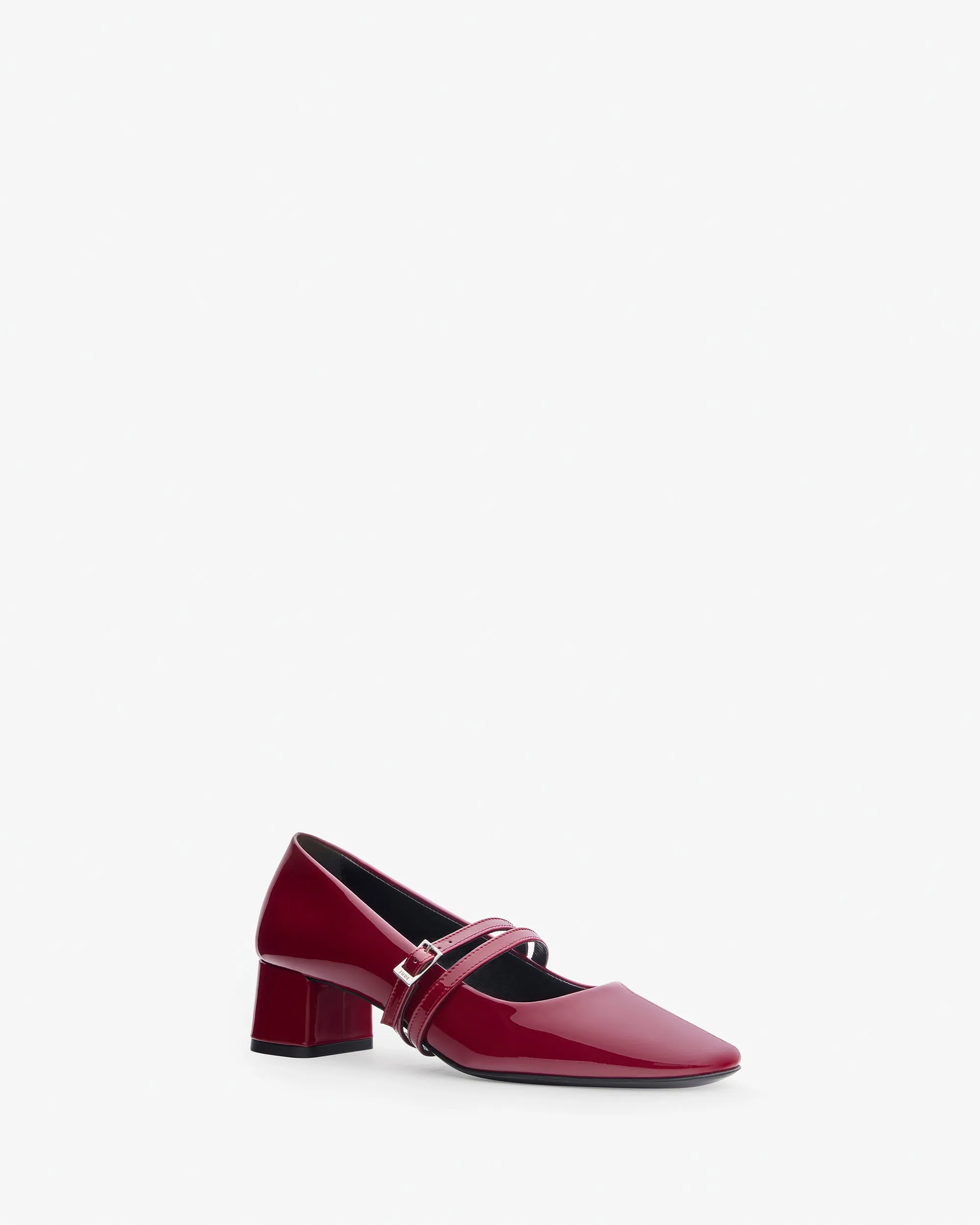 Stem Pump in Bordeaux Patent Leather