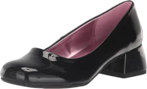 Steve Madden Girls Shoes Girls Jenna Pump, Black Patent, 1 Little Kid