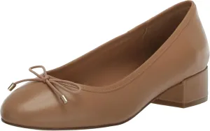 Steve Madden Women's Cherish Pump, Tan Leather, 9