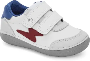 Stride Rite Boy's SM Kennedy Athletic Sneaker, White Multi, 6 Toddler