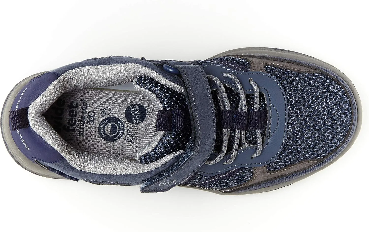 Stride Rite Girl's Naya Anti-Microbial Dual Width Insole Casual Sneaker