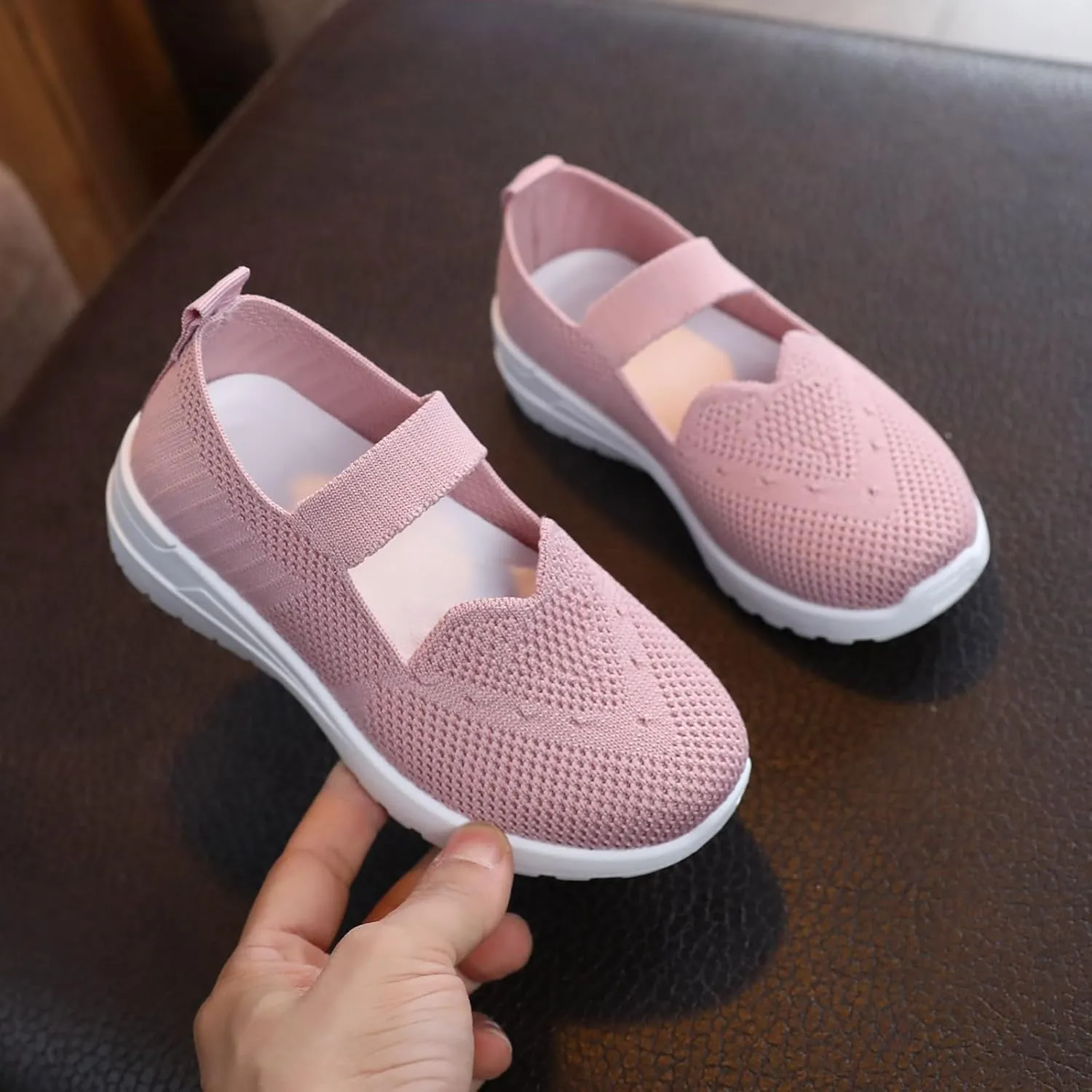 Toddler Shoes Boy Girl Sneakers Running Tennis Shoes Mesh Casual Slip On for Girls Toddler Girl Tennis