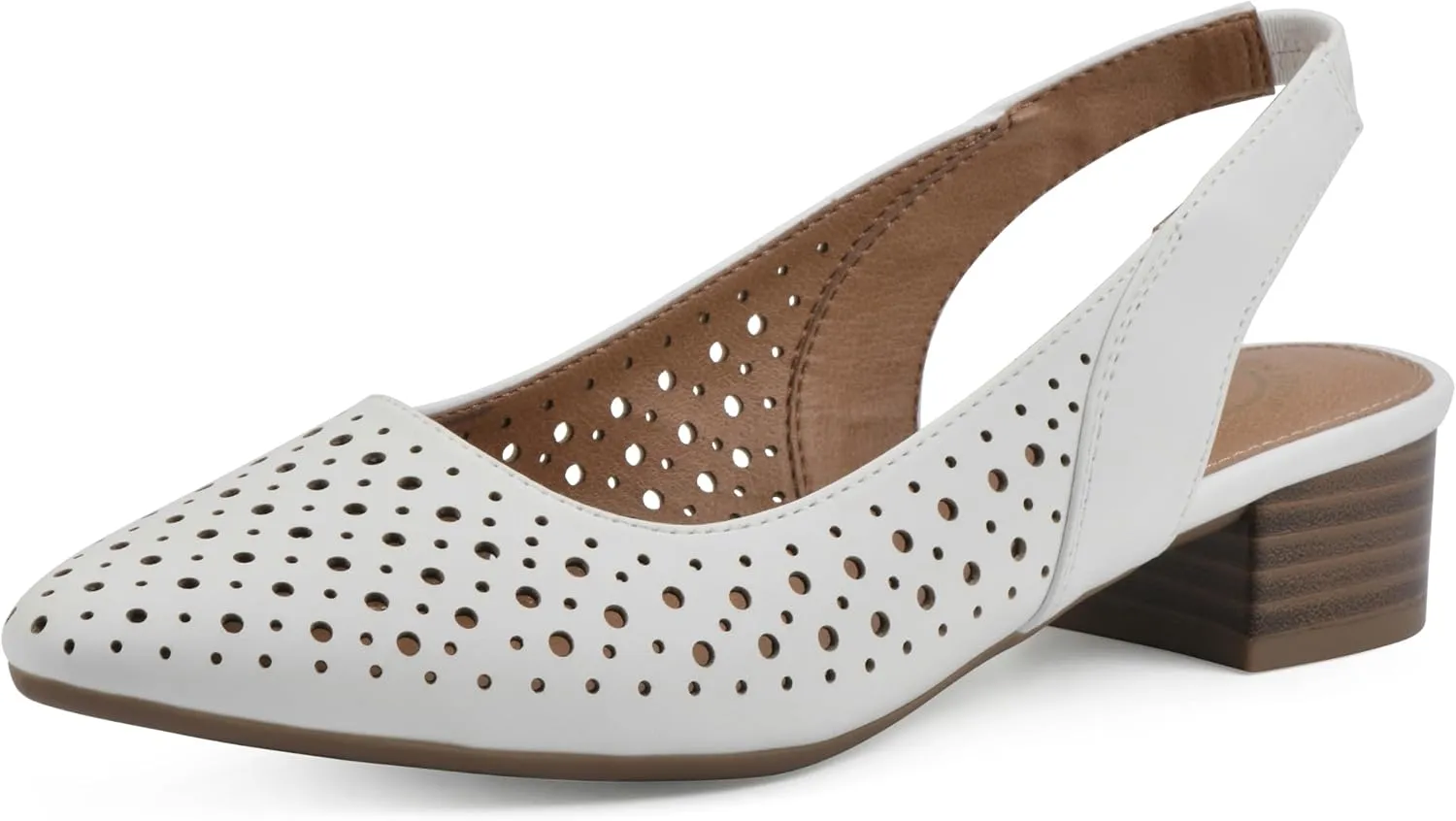 WHITE MOUNTAIN Women's Boronic Low Block Heel