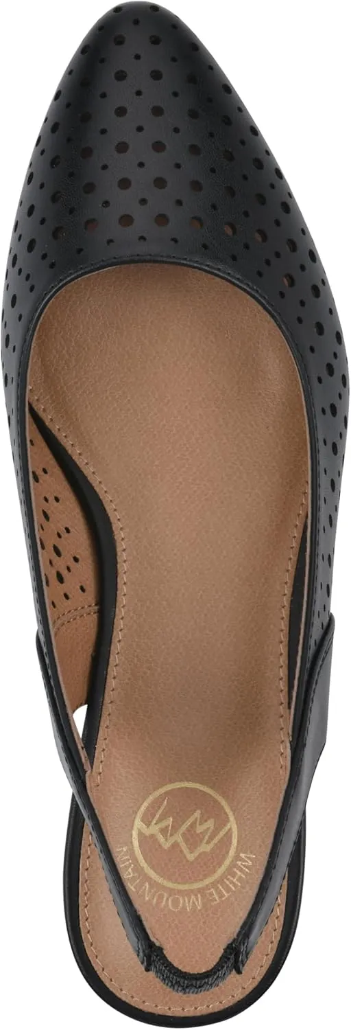 WHITE MOUNTAIN Women's Boronic Low Block Heel