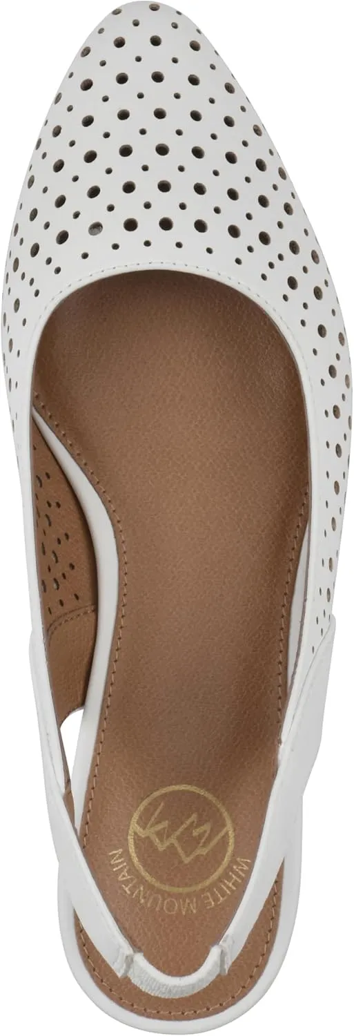 WHITE MOUNTAIN Women's Boronic Low Block Heel