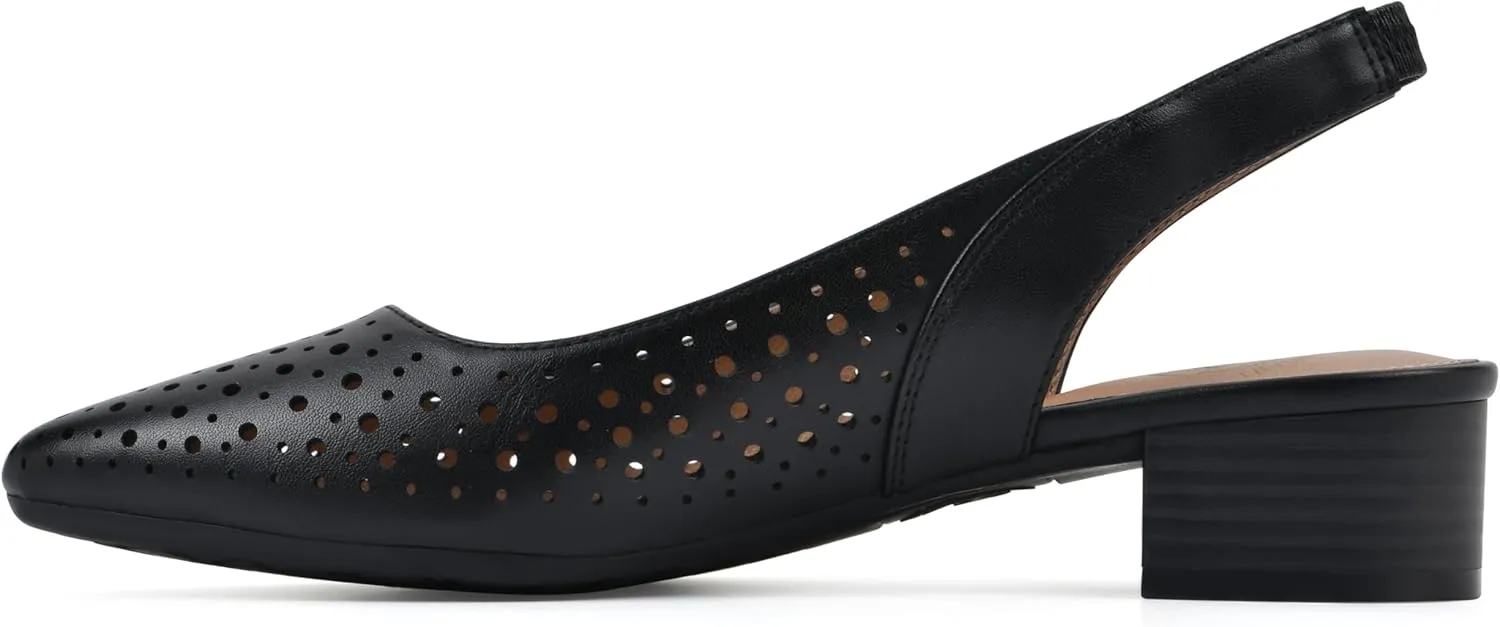 WHITE MOUNTAIN Women's Boronic Low Block Heel