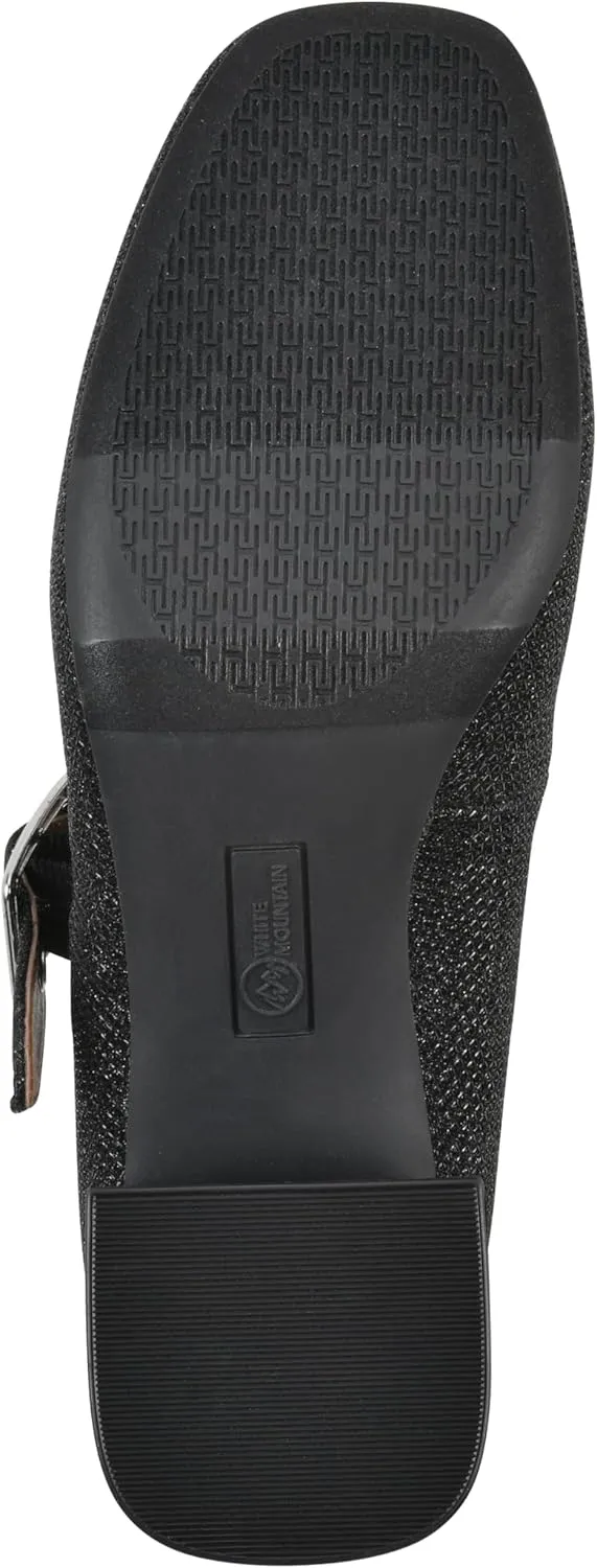 WHITE MOUNTAIN Women's Lasso Mary Jane Block Heel