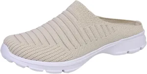 Women's Backless Slip on Mesh Sneakers Shoes Running Shoes for Men High Top Women's Shoes Casual Women Shoes Sneakers Red Tennis Shoe Loafers Dress Shoe